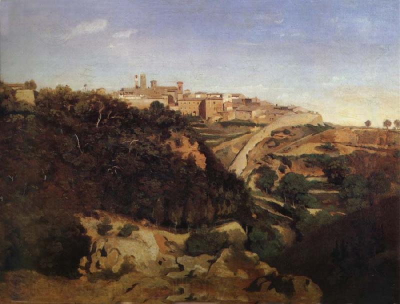 Corot Camille Volterra Norge oil painting art